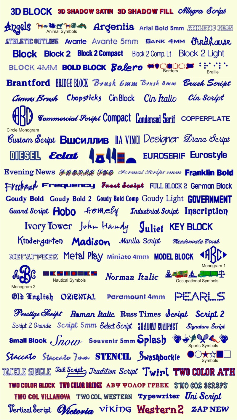 Alt Fonts